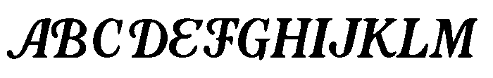 Murisa Chappelle Italic Font UPPERCASE