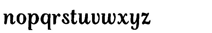 Murisa Chappelle Regular Font LOWERCASE