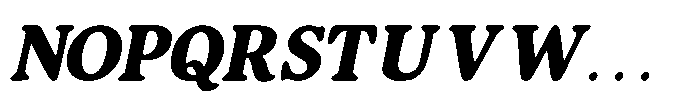 Murisa Cobbold Italic Font UPPERCASE