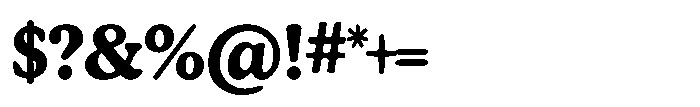 Murisa Cobbold Regular Font OTHER CHARS