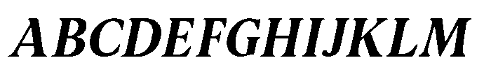 Murisa Costa Italic Font UPPERCASE