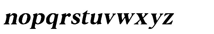Murisa Costa Italic Font LOWERCASE