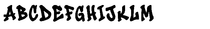 Murisa Dave Font UPPERCASE