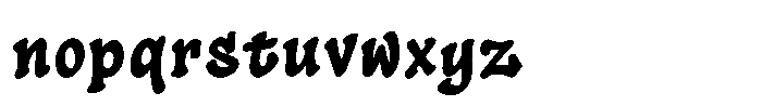 Murisa Dave Font LOWERCASE