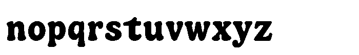 Murisa DrOz Font LOWERCASE
