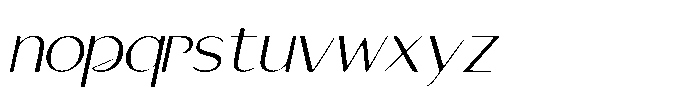 Murisa Evangelista Italic Font LOWERCASE
