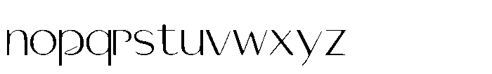 Murisa Evangelista Regular Font LOWERCASE