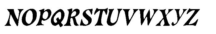 Murisa Fiasco Italic Font UPPERCASE