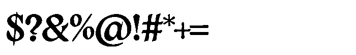Murisa Fiasco Regular Font OTHER CHARS