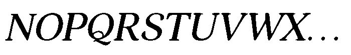 Murisa Hana Italic Font UPPERCASE