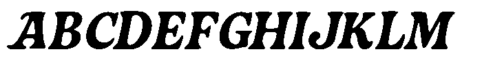 Murisa Huff Italic Font UPPERCASE