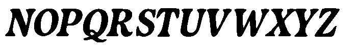 Murisa Huff Italic Font UPPERCASE