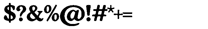 Murisa Huff Regular Font OTHER CHARS