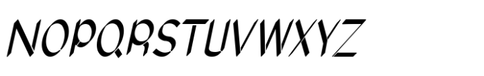 Murisa Killick Italic Font UPPERCASE