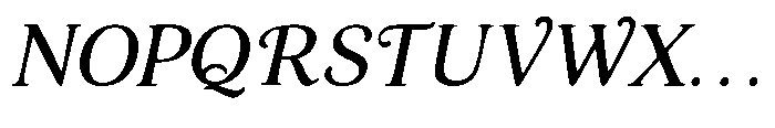 Murisa Lilblack Italic Font UPPERCASE