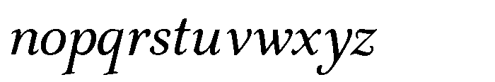 Murisa Lilblack Italic Font LOWERCASE