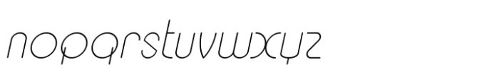 Murisa Monolinia Italic Font LOWERCASE