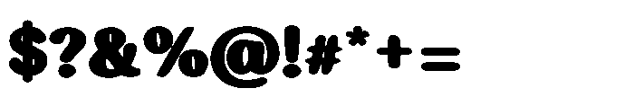 Murisa Regis Heavy Font OTHER CHARS