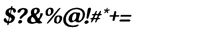 Murisa Regis Italic Font OTHER CHARS