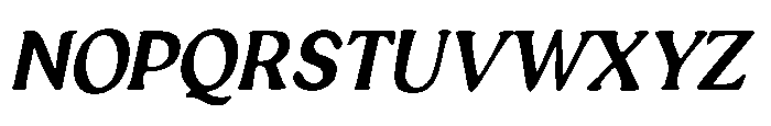 Murisa Regis Italic Font UPPERCASE