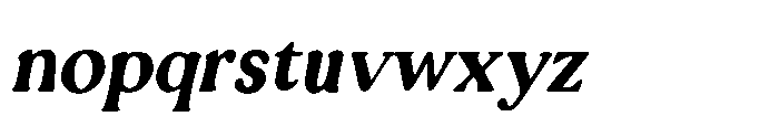 Murisa Regis Italic Font LOWERCASE