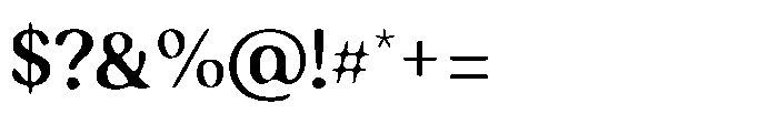 Murisa Regis Light Font OTHER CHARS