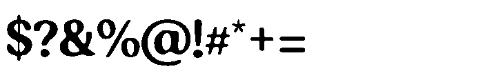 Murisa Regis Regular Font OTHER CHARS