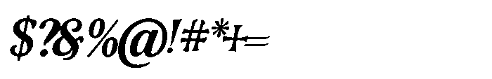 Murisa Sza Italic Font OTHER CHARS