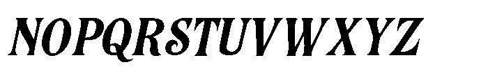 Murisa Sza Italic Font UPPERCASE