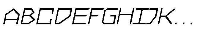 Murisa Takao Italic Font UPPERCASE