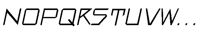 Murisa Takao Italic Font UPPERCASE