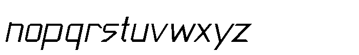 Murisa Takao Italic Font LOWERCASE