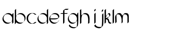 Murisa Valeria Regular Font LOWERCASE