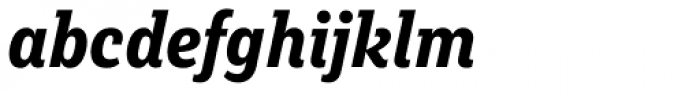 Muriza Bold Italic Font LOWERCASE
