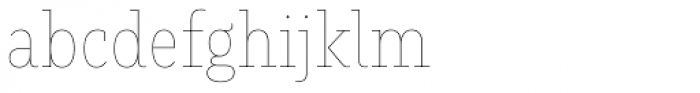 Muriza Hairline Font LOWERCASE