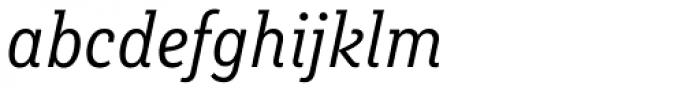 Muriza Italic Font LOWERCASE