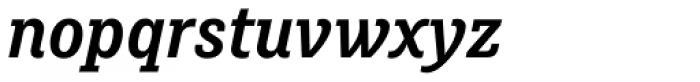 Muriza SemiBold Italic Font LOWERCASE
