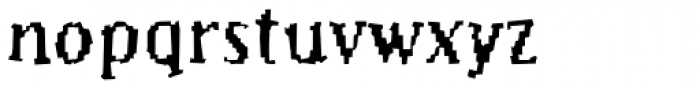 Murphy Regular Font LOWERCASE