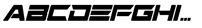 Musch Sports Italic Font UPPERCASE