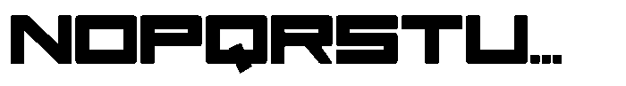 Musch Sports Regular Font LOWERCASE