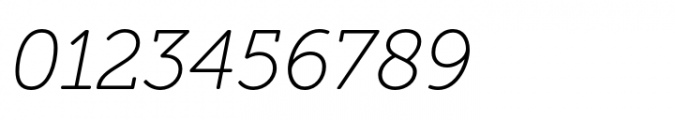 Museo Slab Rounded 100 Italic Font OTHER CHARS