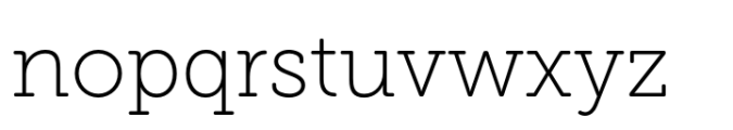 Museo Slab Rounded 100 Font LOWERCASE