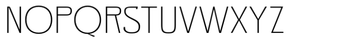 Musero Thin Font LOWERCASE