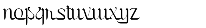 Mushafa Regular Font LOWERCASE