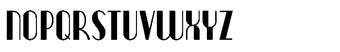 Musical Feature JNL Regular Font UPPERCASE