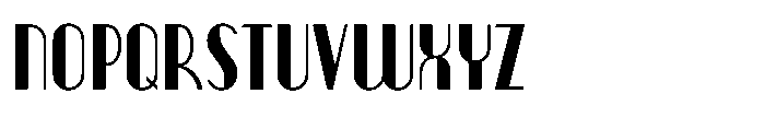Musical Feature JNL Regular Font LOWERCASE