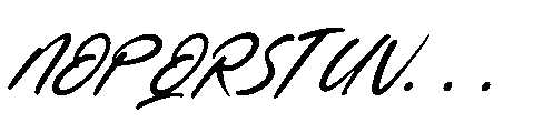Muslyne Lettavella  Italic Italic Font UPPERCASE