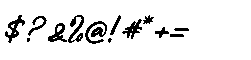 Muslyne Lettavella  Regular Font OTHER CHARS