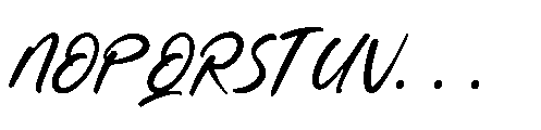 Muslyne Lettavella  Regular Font UPPERCASE