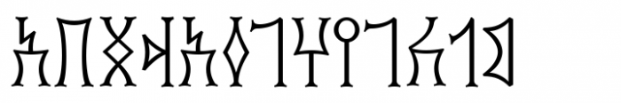 Musnad Serif Normal Font UPPERCASE